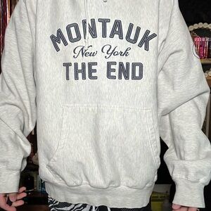Kai-Kai Montauk New York Hoodie “The End” Pullover Sweatshirt Size XXL